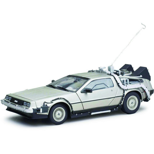 1/18 DMC Delorean Time Machine Diecast Model Car 