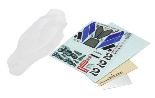 Kyosho OPTIMA MID BODY Shell *CLEAR* W/ Decals #OTB251