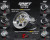 DS Racing 1/10 SCALE NUTS -SHORT CHROME (24 PCS) #DEN-1C