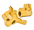 For 1/4 Losi Promoto Bike FRONT FORK AXLE LUG Metal Upgrade #MX056 -GOLD-