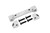 For Traxxas 1/10 4-TEC ALUMINUM REAR LOWER SUSPENSION MOUNT GT009 -SILVER-