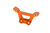For Traxxas 1/10 4-TEC FRONT SHOCK TOWER For RWD Chassis TFM028 -ORANGE-