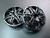 Tetsujin MARGUERITE Inserts Adjustable Offset 3-6-9mm -4 RIMS -CHROME BLACK-