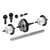 GPM For Traxxas Mini Maxx FRONT Or REAR COMPLETE DIFFERENTIAL #TXMM3747 -SILVER-