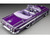 1/18 Chevrolet Impala 1961 Convertible Lowrider Model Car -PURPLE-