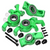 GPM For Traxxas OVERSIZE STEERING HUBS For 1/5 X MAXX / XRT #TXM2122N -GREEN-