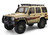 RC 1/10 TOYOTA LAND CRUISER LC76 2-Speed w/ LED - BROWN -RTR-