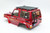 RC 1/10 Truck Body TOYOTA LAND CRUISER LC71 INTRUDER 2-Door 285mm -RED-