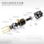 Rocket RC Brushless 540 DRIFT MOTOR Sensored 10.5T -BLACK-