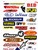 RC Dercals Stickers Sponsors MAXXIS MICHELIN 11"x9" Sheet #G