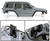 RC 1/18 Truck Body JEEP CHEROKEE Hard Body 155mm For Traxxas TRX4M -GRAY-