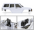 RC 1/18 Truck Body JEEP CHEROKEE Hard Body 155mm For Traxxas TRX4M -WHITE-