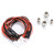1/10 RC LED LIGHTS FRONT + REAR Set WHITE 5mm & RED 3mm -PLUG & PLAY-