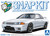 Aoshima 1/32 NISSAN SKYLINE R32 GTR W/ Custom Wheels Snap Model Kit -WHITE-