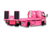 MT 1/64 GREEN DINO CUSTOM TOW TRUCK HAULER Die Cast Model -PINK-