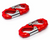 RC 1/10 Scale TOW HOOK Heavy Duty METAL SHACKLE Quick Release (2PCS) -RED-