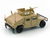 BM 1/64 Die Cast HUMVEE 4-CT Hummer Model Truck -GRAY- #64B0461