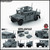 BM 1/64 Die Cast HUMVEE 4-CT Hummer Model Truck -GRAY- #64B0461