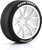 RC 1/10 DRIFT Wheels MULTI SPOKE 5MM Offset TRACTION DRIFT -BLACK- (4PC)