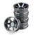 RCW 1/10 Metal DRIFT Wheels TE37 RIMS 6mm Offset LIGHTWEIGHT -GUN-