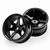 RCW 1/10 Metal DRIFT Wheels TE37 RIMS 6mm Offset LIGHTWEIGHT -SILVER-