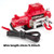 WORN RC 1/10 ELECTRIC WINCH W/ CONTROLLER Metal Gear -RED-