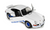 1/18 PORSCHE 911 RSR CARRERA 1973 Model Car - WHITE/BLUE-