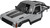 RC 1/10 Truck Body Shell JEEP CHEROKEE HALF CAB Hard Body 313mm -GUN METAL-