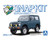 Aoshima 1/32 SUZUKI JIMNY JA11 W/ Custom Wheels Snap Model Kit -BLUE/GRAY-