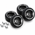 1/10 LOW RIDER WHEELS W/ TIRES W Nut Covers R15 40 Spoke (4PCS) Set CHROME-
