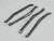 For Axial Wraith Metal SKID PLATE + Front & Rear Trailing Arms -BLACK-