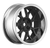 RC Wheels SET Adjustable Offset 2/4/6/8mm -14 SPOKE BLACK W/ CHROME LIP (4 pcs)