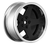 RC Wheels SET Adjustable Offset 2/4/6/8mm -5 SPOKE BLACK W/ CHROME LIP (4 pcs)