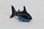 RC Micro SHARK Robo Fish MINI SHARK Aquarium Toy -BLUE- Soda Can -