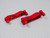 Traxxas TRX-4 Upgrade METAL BUMPER Mounts F+R Lightweight Aluminum RED