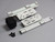 Axial SCX10 II Side Step Running  Boards Guard SKID PLATES Left + Right Silver