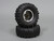 Axial RC 1/10 Scale Truck Rims Wheels 1.9 BEAD LOCK Metal Aluminum BLACK (2 RIMS)