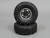 Axial RC 1/10 Scale Truck Rims Wheels 1.9 BEAD LOCK Metal Aluminum BLACK (2 RIMS)