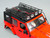 RC Scale JEEP Body METAL CAGE ROOF RACK W/ SPARE For Wrangler Body W/ LED PODS