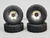 RC 1/10 Scale METAL STEEL STAMPED Truck Rims WheelS 1.9 (4 RIMS) BLACK