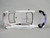 1/10 RC Car BODY Shell LEXUS RCF *FINISHED* RED