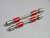 For Axial SCX10 Hardened RED STEEL (2) DRIVE SHAFTS Rock Crawler RED