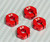 1/10 Anodized Aluminum 5MM WHEEL Spacer 12MM HUB -4 pcs- Red