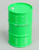 1/10 Plastic Drum Container Green