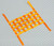 1/10 RC Scale Window Net Mesh Large Orange