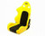 rc scale racing yellow seat