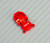 Axial SCX24 Front METAL AXLE COVER Diff Cover Aluminum RED