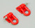 1/10 Scale Truck Accessories Metal Anchor Shackle Plate Red