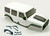 1/10 Jeep  Wrangler Body Shell 4 Door Hard Top 313mm WHITE