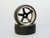1/10 DRIFT Wheels 6MM Offset GOLD 5 Star  W/ Chrome LIP *4pcs*